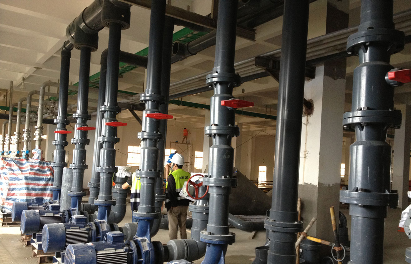 優(yōu)耐德污水處理/廢水曝氣項目用UPVC、CPVC閥門