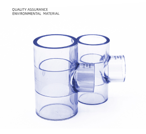 UPVC透明異徑三通