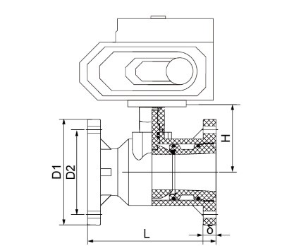 電動、氣動法蘭式球閥（Q641F-10S、Q941F-10S)(圖2)