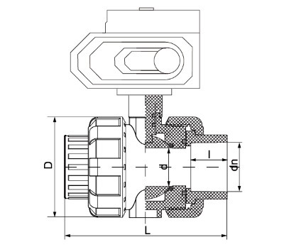 氣動(dòng)、電動(dòng)球閥（Q661F-10S、Q961F-10S)(圖2)
